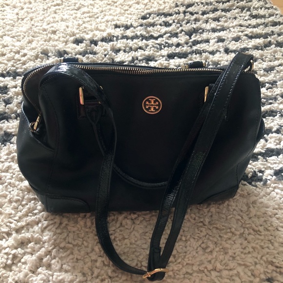 Robinson Middy Black Saffiano Leather Satchel - Picture 3 of 4